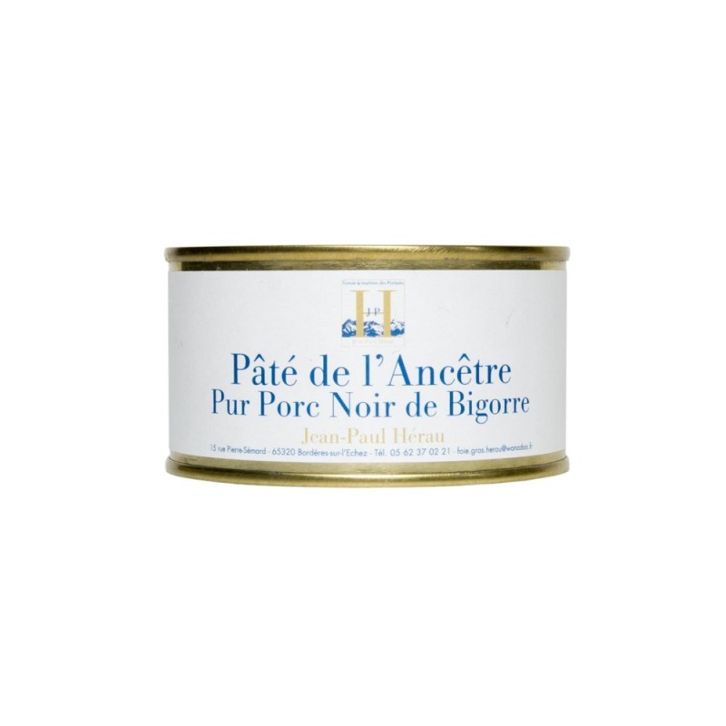 Pâté de l'Ancêtre au Pur Porc Noir de Bigorre Jean-Paul Hérau