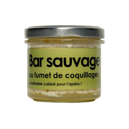 bar sauvage au fumet de coquillages