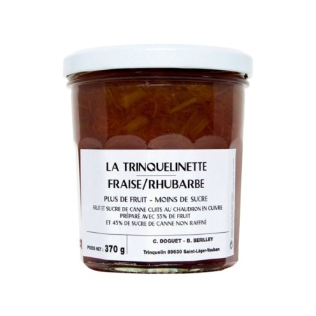 Confiture La Trinquelinette Fraise-Rhubarbe