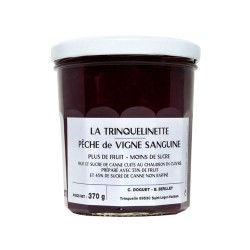 Confiture La Trinquelinette Pêche Vigne Sanguine