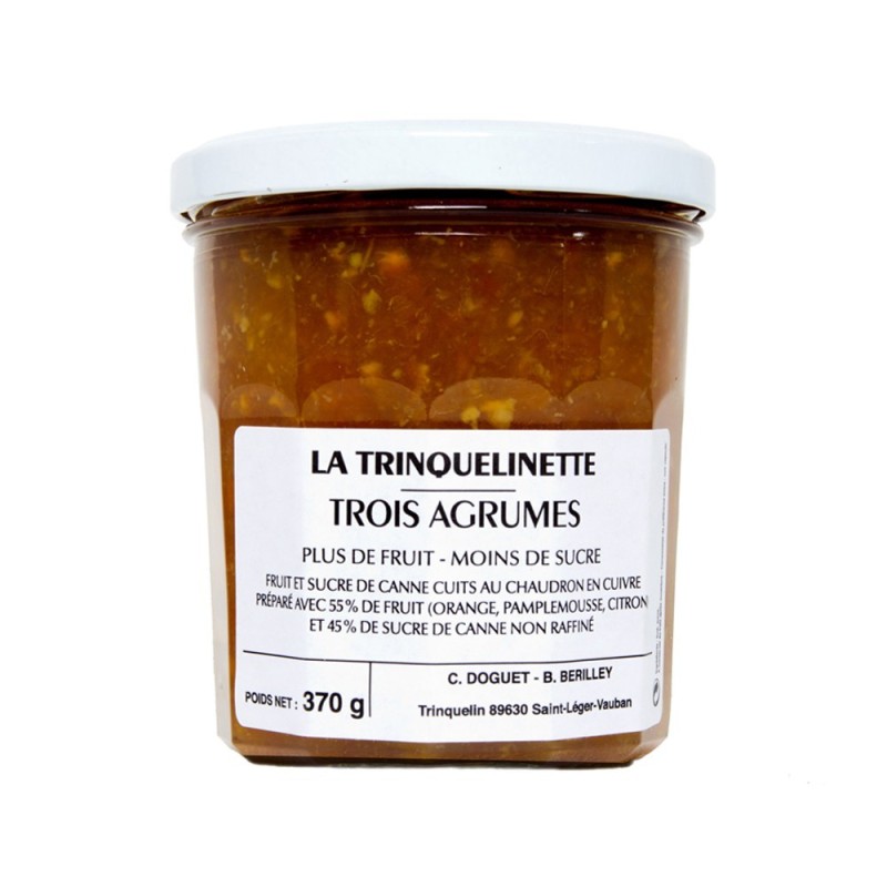 Confiture La Trinquelinette 3 Agrumes