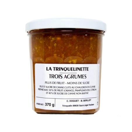 Confiture La Trinquelinette 3 Agrumes