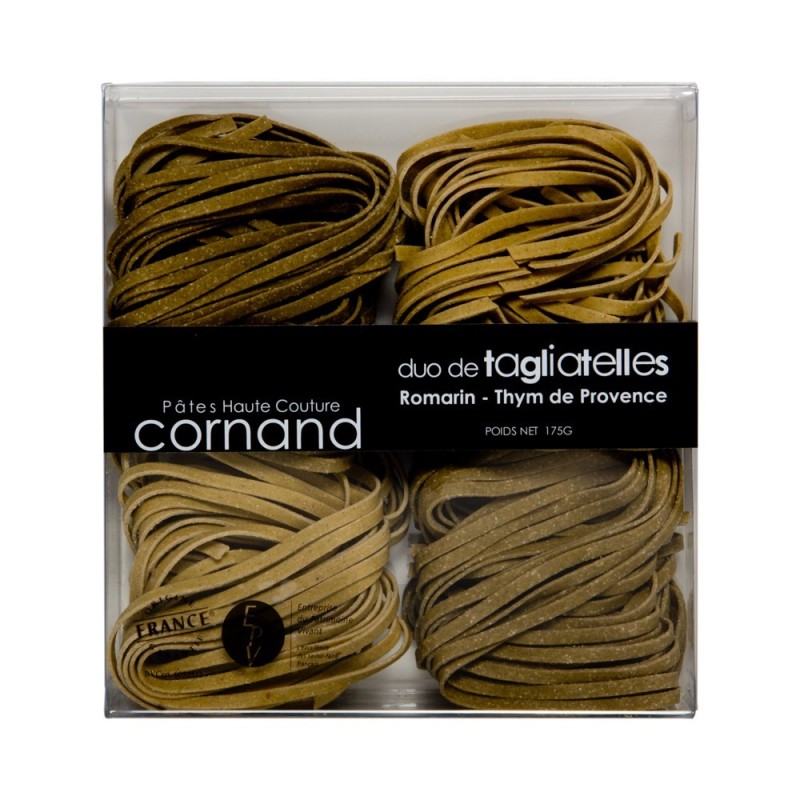 Duo de Tagliatelles Romarin Thym de Provence Pâtes Cornand