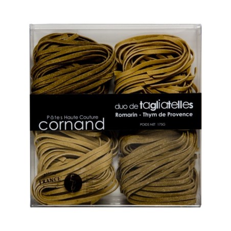 Duo de Tagliatelles Romarin Thym de Provence Pâtes Cornand