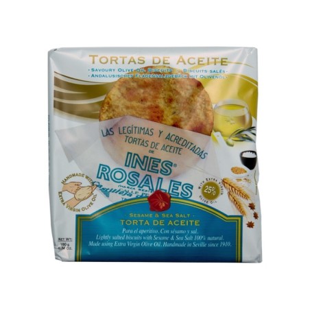 Tortas à l'Huile d'Olive, au Sésame et Sel Marin Inés Rosales
