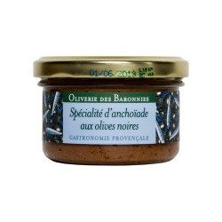 Anchoïade aux Olives Noires Oliverie des Baronnies