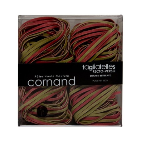 Tagliatelles Recto Verso Épinard et Betterave Pâtes Cornand